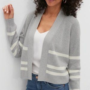 Striped Crop Cardigan